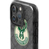 NBA Milwaukee Bucks Rusted Dark iPhone 16 Pro Impact Case